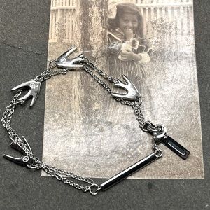 Authentic McQ by Alexander McQueen Delicate Swallow Bracelet 🔥Rare!🔥